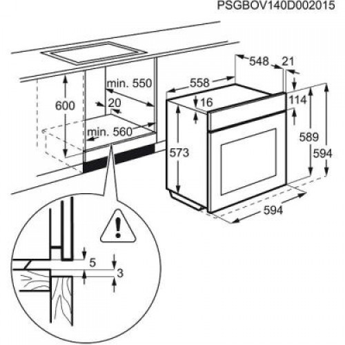 Духовка ELECTROLUX EOB 93434 AX