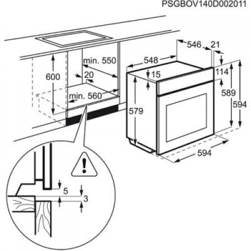 Духовка ELECTROLUX EOC 95651 BX