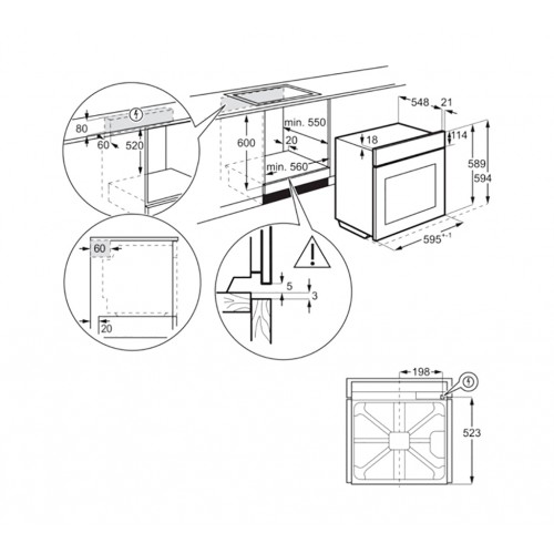 Духовка Electrolux OKC5H50X