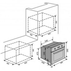 Духовка VENTOLUX MILANO