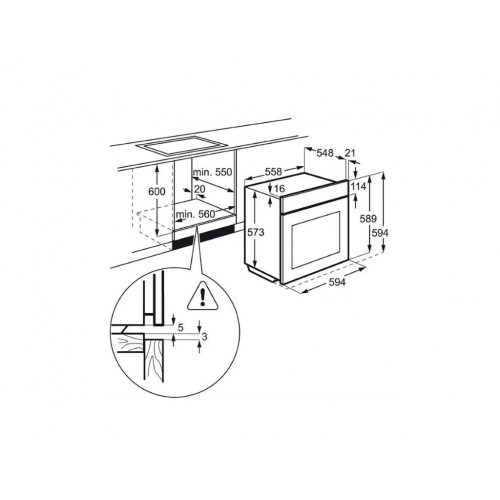 Духовка ELECTROLUX EOA 3454AAX