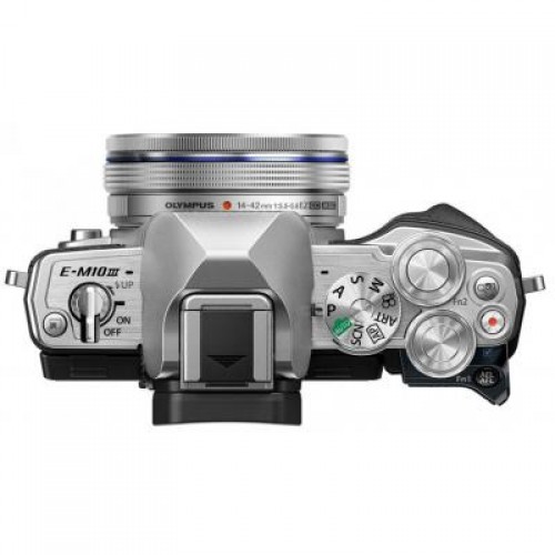 Фотоаппарат Olympus E-M10 mark III Pancake Zoom 14-42 Kit silver/silver (V207072SE000)