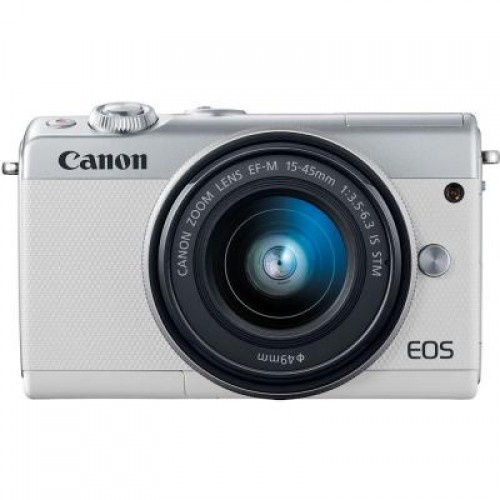 Фотоаппарат Canon EOS M100 15-45 IS STM Kit White (2210C048)