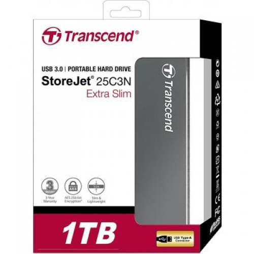 Внешний накопитель 2.5 1TB Transcend (TS1TSJ25C3N)