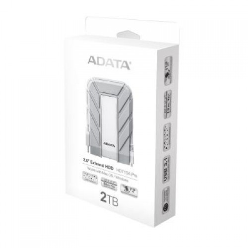 Внешний накопитель 2.5 2TB ADATA (AHD710AP-2TU31-CWH)