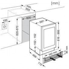 Встраиваемый винный шкаф Liebherr UWT 1682