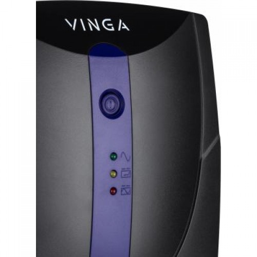 ИБП Vinga LED 1500VA plastic case with USB+RJ45 (VPE-1500PU)