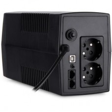 ИБП Vinga LCD 800VA plastic case with USB+RJ45 (VPC-800PU)