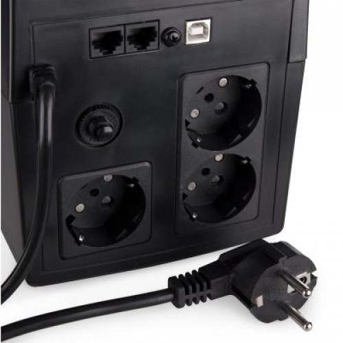 ИБП Vinga LED 1500VA plastic case with USB+RJ45 (VPE-1500PU)