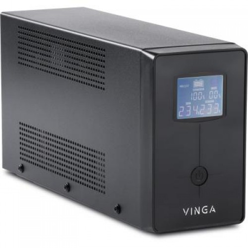 ИБП Vinga LCD 1500VA metal case (VPC-1500M)