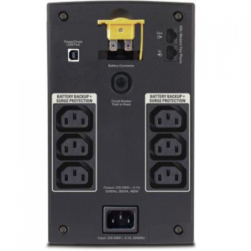 ИБП APC Back-UPS 950VA, 230V, AVR, IEC Sockets (BX950UI)