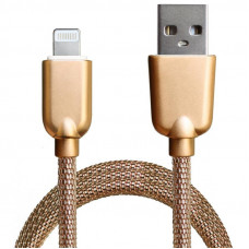 Кабель Grand-X USB-Lightning ML-02 1.5A, 1м Gold (ML02G)