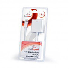Адаптер Cablexpert (AB-mDPM-VGAF-02-W) MiniDisplayPort-VGA, 0.15м, белый