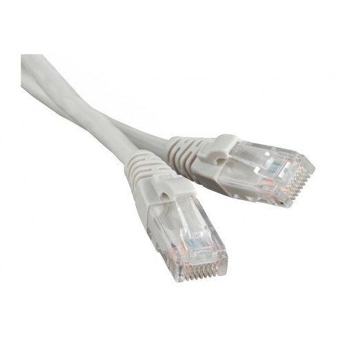 Патч-корд литой, UTP, RJ45, Cat.5e, 1m, серый