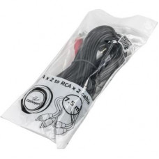 Кабель мультимедийный 2RCA to 2RCA 7.5m Cablexpert (CCA-2R2R-7.5M)