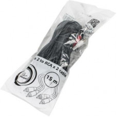 Кабель мультимедийный 2RCA to 2RCA 15.0m Cablexpert (CCA-2R2R-15M)