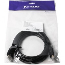 Кабель мультимедийный HDMI to HDMI 3.0m Viewcon (VD 093-3м.)