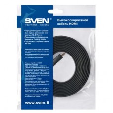 Кабель мультимедийный HDMI to HDMI 4.5m SVEN (01300133)