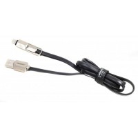 Кабель Cablexpert (CCPB-ML-USB-05BK) USB 2.0 BM - Lightning + microUSB, премиум, плоский, 1м, черный