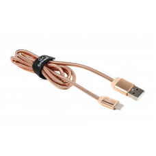 Кабель Cablexpert (CCPB-C-USB-08G) USB 2.0 A - USB Type-C, премиум, 1м, золотистый