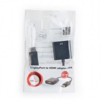 Адаптер-переходник Cablexpert (A-DPM-HDMIF-03) DisplayPort-HDMI, 0.1м, черный