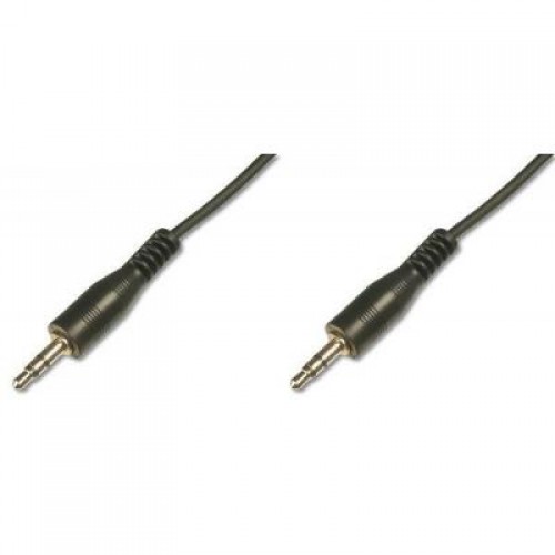 Кабель мультимедийный Jack 3.5mm M/Jack 3.5mm M 1.5m DIGITUS (AK-510100-015-S)