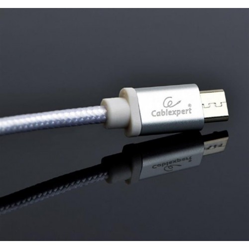 Кабель Cablexpert (CCB-mUSB2B-AMBM-6-S) USB 2.0 - Micro B, 1.8м, серебристый