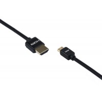 Кабель 2E Ultra Slim (2EW-1120-2m), HDMI - miniHDMI v.1.4, 2 м, черный