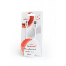 Кабель Cablexpert (CCB-mUSB2B-AMCM-6-S) USB 2.0 - USB Type-C, 1.8м, серебристый