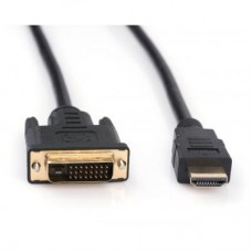 Кабель мультимедийный Vinga HDMI to DVI 24+1 5.0m (HDMIDVI01-5.0)