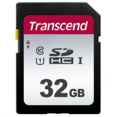 Карта памяти Transcend 32GB SDHC class 10 UHS-I U1 (TS32GSDC300S)