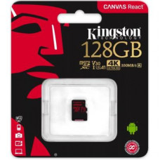 Карта памяти Kingston 128GB microSDXC class 10 UHS-I U3 (SDCR/128GBSP)