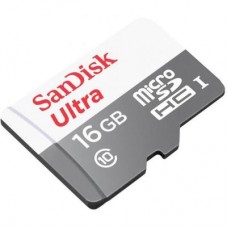 Карта памяти SanDisk 16GB microSD Class 10 UHS-I Ultra (SDSQUNS-016G-GN3MN)