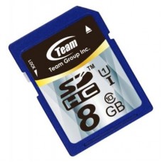 Карта памяти TEAM 8GB SDHC Class 10 (TSDHC8GUHS01)