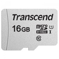 Карта памяти Transcend 16GB microSDHC class 10 UHS-I U1 (TS16GUSD300S-A)
