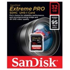 Карта памяти SanDisk 32GB SDHC Class10 UHS-I V30 4K Extreme Pro (SDSDXXG-032G-GN4IN)