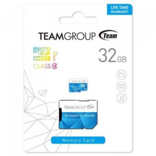 Карта памяти TEAM 32GB microSD class 10 UHS-I (TCUSDH32GUHS40)