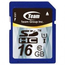 Карта памяти TEAM 16GB SDHC Class 10 UHS-1 (TSDHC16GUHS01)