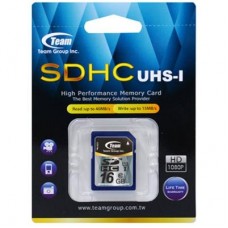 Карта памяти TEAM 16GB SDHC Class 10 UHS-1 (TSDHC16GUHS01)