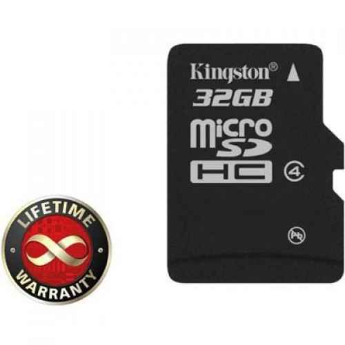 Карта памяти Kingston 32Gb microSDHC class 4 (SDC4/32GBSP)