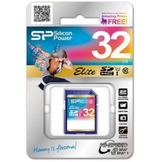 Карта памяти Silicon Power 32Gb SDHC class 10 (SP032GBSDHAU1V10)