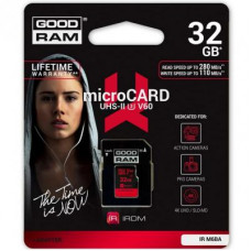 Карта памяти GOODRAM 32GB microSDHC UHS II V60 U3 IRDM (IR-M6BA-0320R11)
