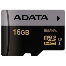 Карта памяти ADATA 16GB microSD class 10 UHS-I U3 V30 Premier Pro (AUSDH16GUI3V30S-RA1)