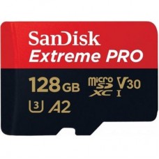 Карта памяти SanDisk 128GB microSDXC class 10 UHS-I U3 A2 Extreme Pro (SDSQXCY-128G-GN6MA)