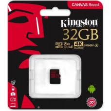 Карта памяти Kingston 32GB microSDHC class 10 UHS-I U3 (SDCR/32GBSP)