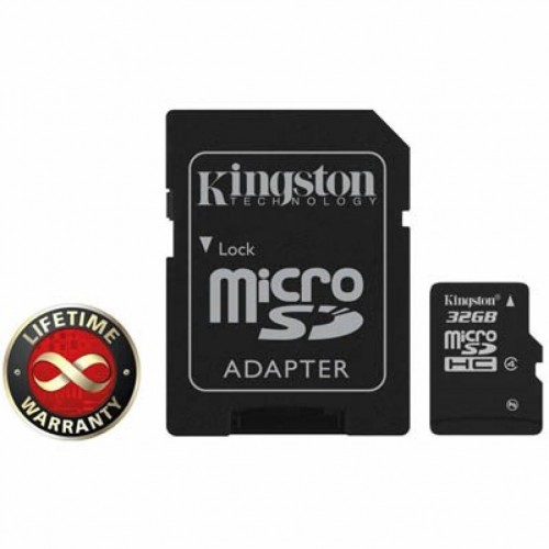 Карта памяти Kingston 32Gb microSDHC class 4 (SDC4/32GB)