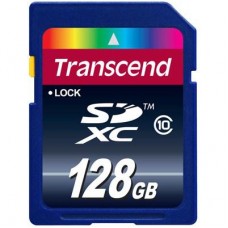 Карта памяти Transcend 128Gb SDXC class 10 (TS128GSDXC10)