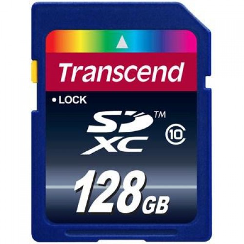 Карта памяти Transcend 128Gb SDXC class 10 (TS128GSDXC10)