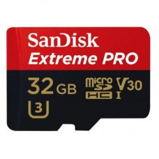 Карта памяти SanDisk 32GB microSD class 10 V30 A1 UHS-I U3 4K Extreme Pro (SDSQXCG-032G-GN6MA)