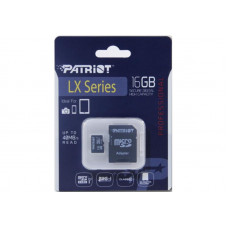 Карта памяти Patriot 16GB microSD class10 UHS-I (PSF16GMCSDHC10)